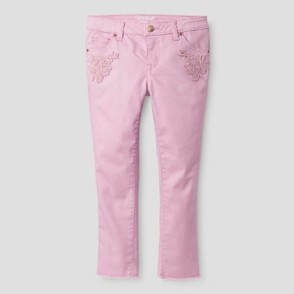 Cat & Jack Peppermint Pink Jeans Girl's Size 16